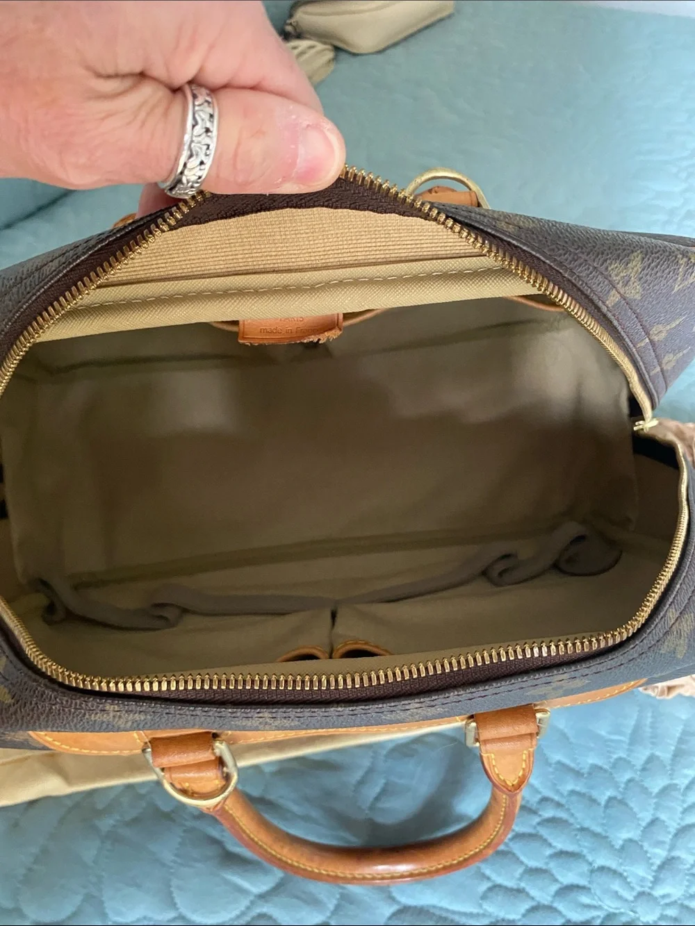 Louis Vuitton Monogram Deauville  with Vachetta Trim